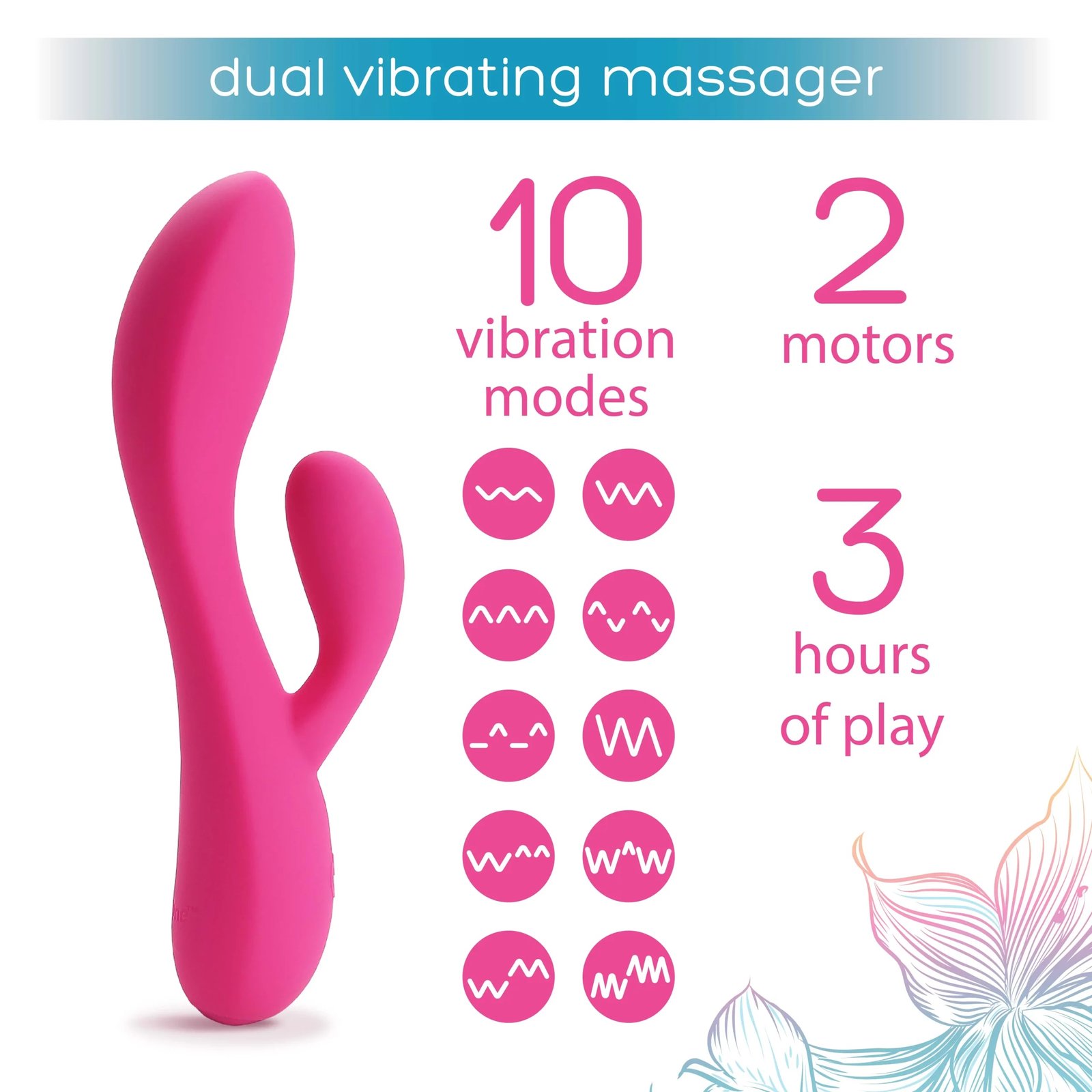 PlusOne Dual Rabbit Vibrator In Pakistan