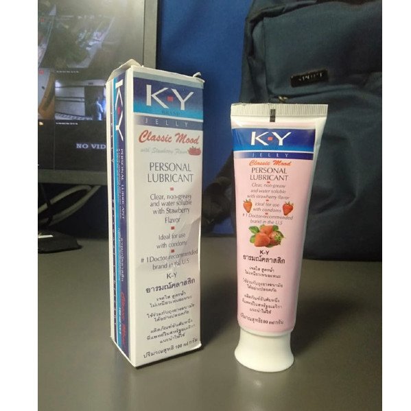 Classic Mood KY Personal Lubricant Gel Strawberry - 100g