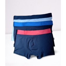 High Quality Underwear in Multi Colors, Soft Cotton Stuff Boxers for Men - Pack of 3