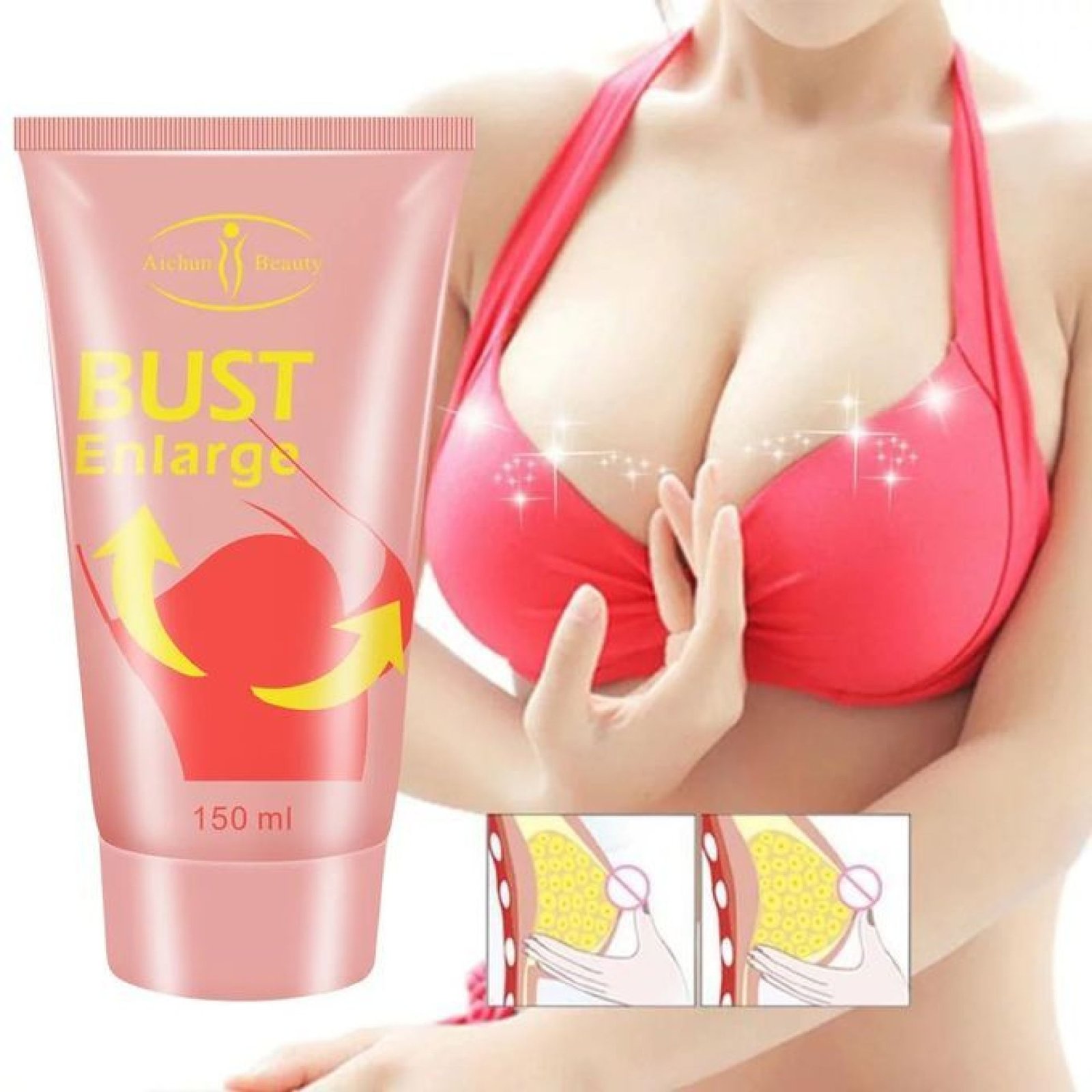 Buy Aichun Beauty Bust Enlarge Breast Cream - 150ml at Rs. 2200 from Likeshop.pk