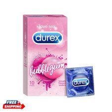 Buy Durex Extra Thin Bubblegum Flavoured – 10 Condoms at Rs. 2800 from Likeshop.pk
