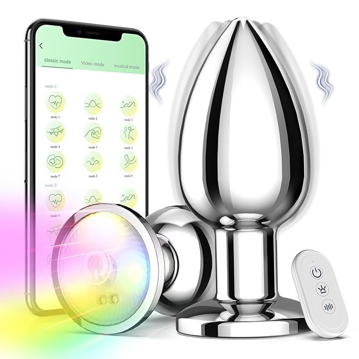 Vibrating Butt Plug With App Remote Control 