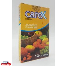 Buy Carex Dotted Condoms - 12 Assorted Flavored at Rs. 1400 from Likeshop.pk